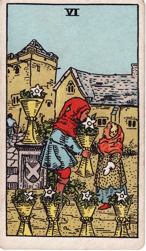 Seis de Copas en el tarot